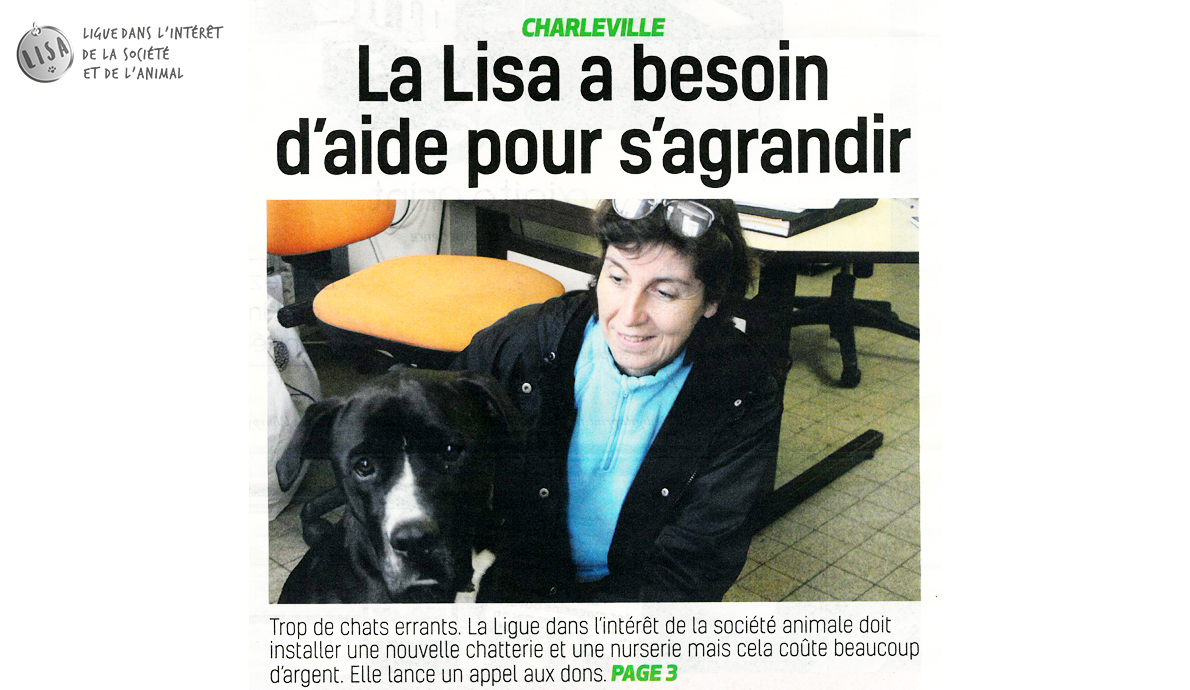 La Lisa a besoin d'aide pour s'agrandir - Association LISA